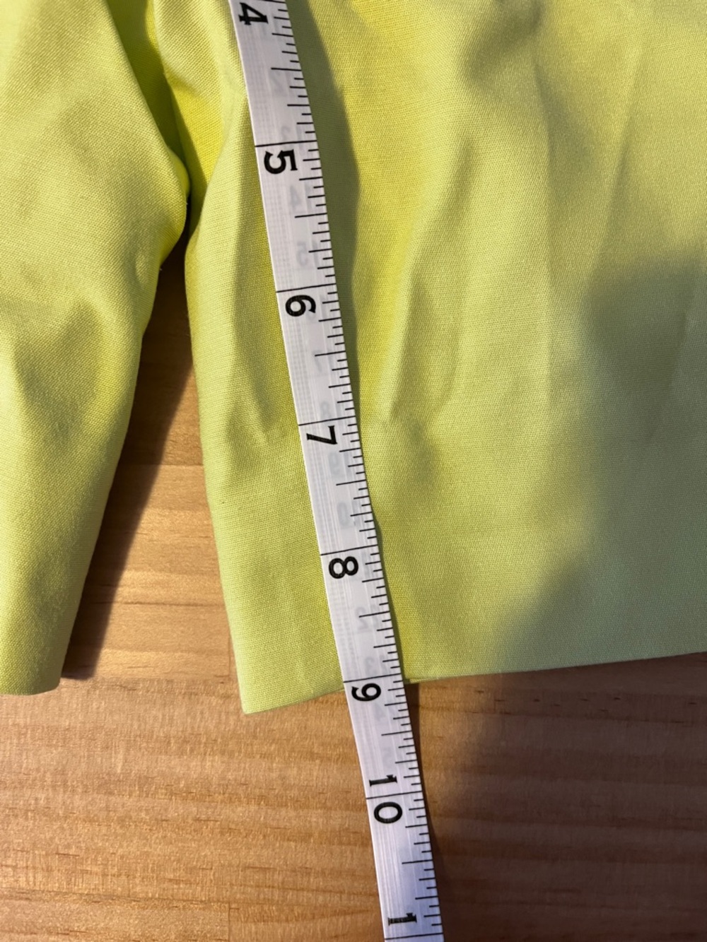 J. Crew High-Rise Trouser Short in Drapey Twill - Pale Kiwi - Picture 7 of 7